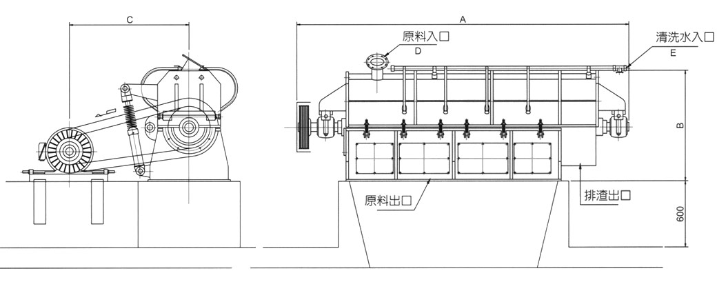 排渣分離機-結構圖